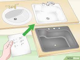 How do you measure a kitchen sink to replace it. 3 Ways To Measure A Kitchen Sink Wikihow