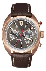 Scuderia Ferrari Formula Sportiva Chronograph Leather Strap Watch 43mm Nordstrom Fancy Watches Chronograph Watch Men Watches For Men