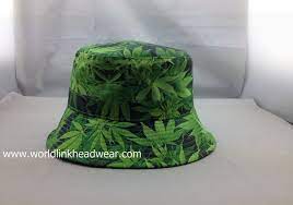 Green Floral Wholesale Print Flower Custom Bucket Hat Cheap Sublimation Fishing Hats Factory Hat Fashion Custom Bucket Hats Bucket Hat