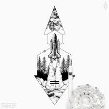 Astronomy Galaxy Tattoo Ideas Black And White The Launch Space Tattoo Space Tattoo Sleeve Astronomy Tattoo