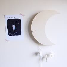 Ikea yellow wall night light nursery children's room lamp ebay. Moon Stars Wall Light Happy Little Folks