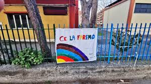 Coronavirus a Reggio Calabria, la speranza dei bambini della scuola primaria Telesio Ciraolo [FOTO] | Stretto Web