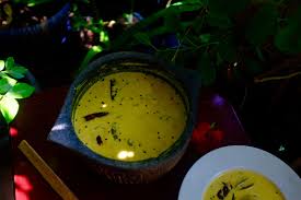 Authentic Kerala Mambazha Pulisseri Mango Cooked In Spicy Buttermilk Sadya Kerala Food Cooking