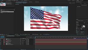 Flag Waving On Wind After Effects Element 3d Free Project Template Quince Creative Here you can explore hq american flag transparent illustrations, icons and clipart with filter setting like size, type, color etc. flag waving on wind after effects