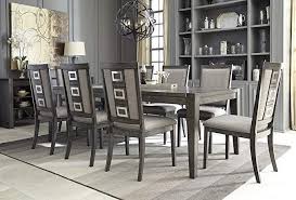 Chedoni Formal Wood Gray Color Dining Room Set Rectangle Extension Table With 8 Chairs Review Grey Dining Room Dining Room Sets Modern Dining Room