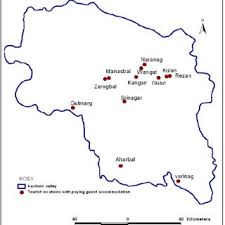 Āzād jammū̃ o kaśmīr, transl. Location Map Of Kashmir Valley Download Scientific Diagram