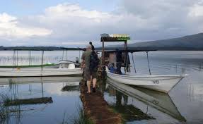 Naivasha is also a popular tourist destination. Lake Naivasha Nationalpark Bei Nairobi Kenia