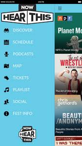 Now Hear This Podcast Festival Entertainment Music Apps Ios Podcasts Music Fest App