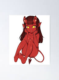 Succubus Red Demon Cute Anime Girl