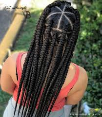 Here is a diy, how to video of me doing. Scarlet Triangle Box Braids With Wrapping Detail 20 Unrivaled Triangle Braids To Try The Trending Hairstyle