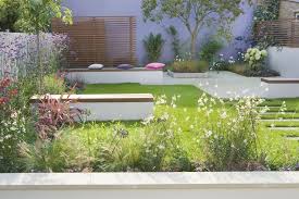 This one has used clean white stones, contemporary box balls, and bamboo to create a peaceful area. Garden Design Ideas On A Budget Dfm