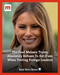 First Ladies do lots of traveling, which often means eating various dishes  in the presence of dignitaries. However, Melania Trump won't consume raw  fish.