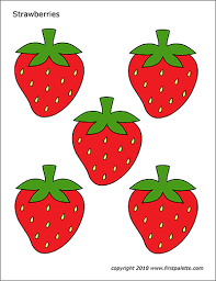 strawberry free printable templates coloring pages firstpalette com strawberry crafts printables free kids strawberry template