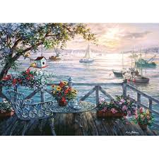 Art Sabah Keyfi 1000 Parca Puzzle Tablolar Resim Manzara