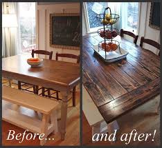 Smart Old Furniture Makeover Ideas Dream Fun House Diy Kitchen Table Kitchen Table Makeover Furniture Makeover