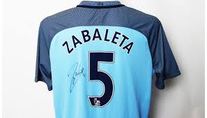 Manchester city fire calendar in may what match are you patiently waiting for this month?. Manchester City Fc 2016 17 Home Shirt Signed By Pablo Zabaleta Charitystars