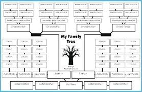 Family Tree Template Excel My Family Tree Printable
