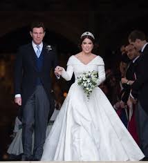 Princess Eugenie S Wedding Dress Photos Details For Eugenie S Peter Pilotto Royal Wedding Gown