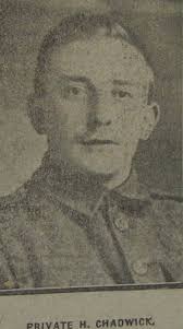 Private H Chadwick The King's (Liverpool Regiment). Died Monday 9 April  1917