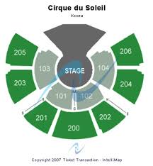 Seating Chart For Kooza Cirque Du Soleil San Francisco