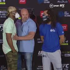 You get caught by a better athlete. Bt Sport Usman And Masvidal Face Off For The First Time Facebook