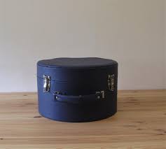 Vintage Blue Hat Box Old Hat Case Storage Retro Boho Vintage Etsy Blue Hat Vintage Luggage Vintage Boho