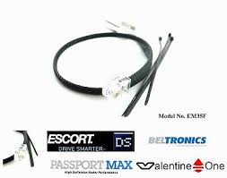 360° detection + video protection. 1 Escort Radar Detectors Mirror Wire With Fuse X70 80 9500ix Max V1 Uniden Eur 7 42 Picclick De
