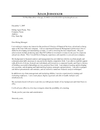 26 Finance Cover Letter Application Letters Application Letter Sample Financial Management