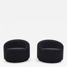 Check spelling or type a new query. Mid Century Modern Swivel Tub Chairs In Black Mohair