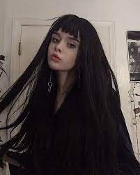Im Happy But Very Greasy Rn Goth Hair Aesthetic Hair Grunge Hair