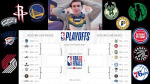 #nba #nbaplayoffs the nba playoffs are finally here after the longest regular season of all time. My 2019 Nba Playoff Bracket Who Will Win The Finals Warriors 3 Peat Upsets Youtube