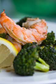 Roasted Broccoli With Shrimp Recipe Recipe Baked Veggies Recipes Veggie Dishes