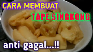 Tapai singkong merupakan hasil fermentasi singkong kukus yang bisa dinikmati secara langsung. Cara Membuat Tape Singkong Anti Gagal Youtube