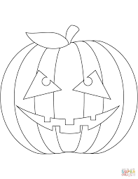 Scary Pumpkin Face Super Coloring Scary Pumpkin Faces Pumpkin Coloring Pages Coloring Pages