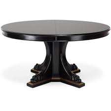 Ralph Lauren Home Expandable Empire Dining Table 7 410 Liked On Polyvore Featuring Home Furnit Dining Table Pedestal Kitchen Table Extension Dining Table