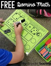 Free Domino Math Kindergarten Math Kindergarten Math Activities Kindergarten Math Games