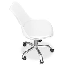 Set of 6 vintage sebel hobnob swivel orange tulip style chairs. Buy Tulip Swivel Office Chair With Wheels White 58487 In The Europe Myfaktory