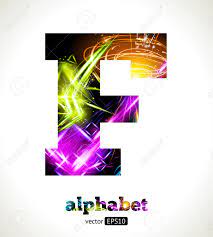 Big starts from an abacus of essential geometries to design a new font that translates into light, an alphabet. Customizable Light Effect Alphabet Design Abstract Letter F Royalty Free Cliparts Vectors And Stock Illustration Image 18626071