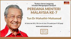 Siaran langsung istiadat angkat sumpah kabinet penuh malaysia. Astro Awani On Twitter Awaninews Hariini8 Icymi Tun Mahathir Angkat Sumpah Sebagai Perdana Menteri Ke 7 Pagi Ini Astro Awani Akan Membawa Siaran Langsung Di Semua Platform Kami Https T Co Qf9vrfbj8u Https T Co Qn0wfdkksq