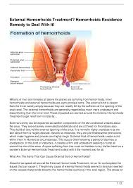 I don't know for sure what the most usual surgery involves ligation of the haemorrhoids, i.e. Treat Hemorrhoids In Dogs