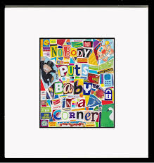 Michael Albert Dirty Dancing Nobody Puts Baby In A Corner Collage Framed 17x14 For Sale At 1stdibs