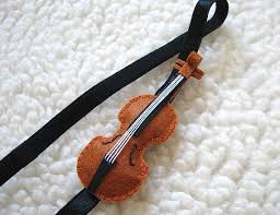Felt Elastic Headband Violin Violin Elastic Headbands Felt