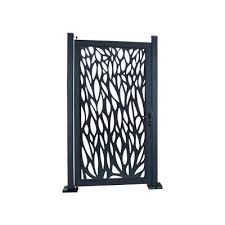 Serrure a rajouter portillon jardin / serrure encastrée galvanisé réversible pour canon européen.choisissez le portillon exterieur le mieux adapte parmi notre selection de portillons en bois aluminium pvc ou. Portillon Aluminium Neva Anthracite 100 X H 174 Cm Castorama