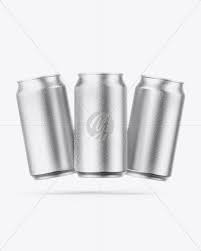 Transparent Pack With 12 Metallic Cans Mockup In Can Mockups On Yellow Images Object Mockups