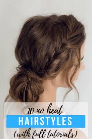 No heat, no damage — these simple curling tutorials make it easy. 10 No Heat Hairstyles With Full Tutorials Mom Fabulous