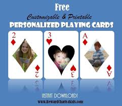 * pricing for 1 deck is $24.80 each * prices go down as order quantities go up Free Printable Custom Playing Cards Add Your Photo And Or Text