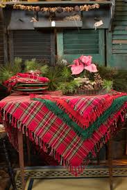 Square Table Cloth Tartan Plaid Cotton Print By April Cornell Tartan Plaid Christmas Tartan Christmas Plaid Tablecloth