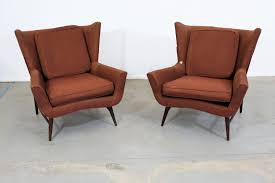 Pair Of Mid Century Danish Modern Wingback Lounge Chairs Etsy In 2020 Mid Century Danish Danish Modern Lounge Chair