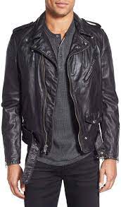 Schott Nyc Hand Vintaged Cowhide Leather Motorcycle Jacket Nordstrom Best Leather Jackets Leather Jacket Cropped Leather Jacket