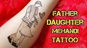 This father and son tattoo underneath the stars is pretty artsy! Fathers Day 2020 Special Mehandi Tattoo Father Daughter Tattoo Mehandi New Tattoo Mehandi Designs Youtube